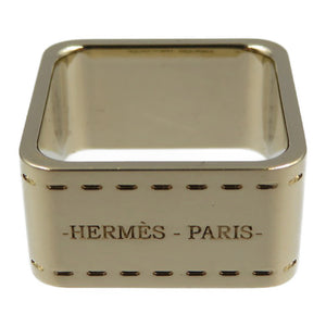 美品 エルメス ボルデュック メタル ゴールド スカーフリング 0058【中古】HERMES