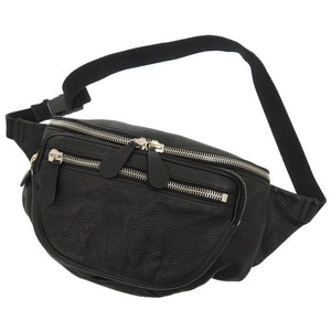 新品同様 メゾン マルジェラ レザー ブラック S55WB0020 ボディバッグ バッグ 0062 【中古】 Maison Margiela メンズ