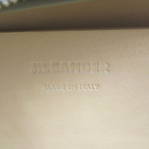 未使用 ジルサンダー トラディション JSWU853628 WUB69192N レザー シルバー金具 グリーン ショルダーバッグ 0065【中古】JIL SANDER