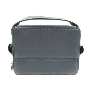 新品同様 ヴァレクストラ トリックトラック カーフ ゴールド金具 ブラック 黒 ハンドバッグ 0067【中古】Valextra