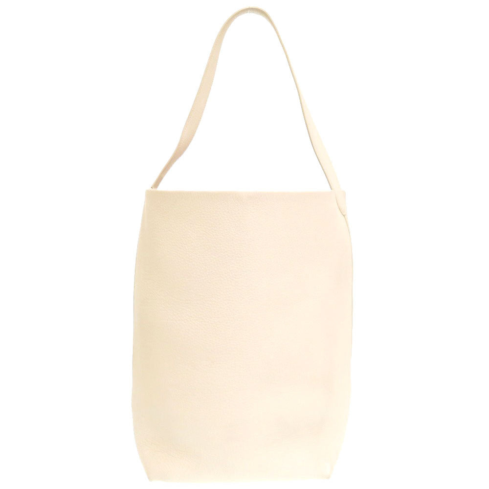 ザ ロウ パークトート ラージ レザー アイボリー トートバッグ 白 0068 【中古】 THE ROW