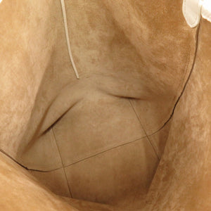 ザ ロウ パークトート ラージ レザー アイボリー トートバッグ 白 0068 【中古】 THE ROW