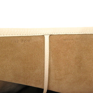 ザ ロウ パークトート ラージ レザー アイボリー トートバッグ 白 0068 【中古】 THE ROW