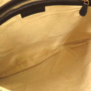 美品 ボッテガ ヴェネタ イントレチャート 115654 レザー ブラウン ショルダーバッグ 茶 0070【中古】BOTTEGA VENETA