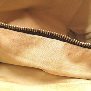 美品 ボッテガ ヴェネタ イントレチャート 115654 レザー ブラウン ショルダーバッグ 茶 0070【中古】BOTTEGA VENETA