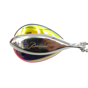 美品 バカラ クリスタル シルバー925 イリゼルビー レッド ネックレス 0080【中古】Baccarat