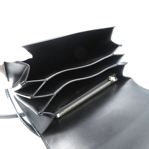 美品 ジルサンダー ホルスター レザー シルバー金具 ブラック ショルダーバッグ 0083【中古】JIL SANDER