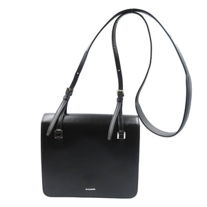 美品 ジルサンダー ホルスター レザー シルバー金具 ブラック ショルダーバッグ 0083【中古】JIL SANDER