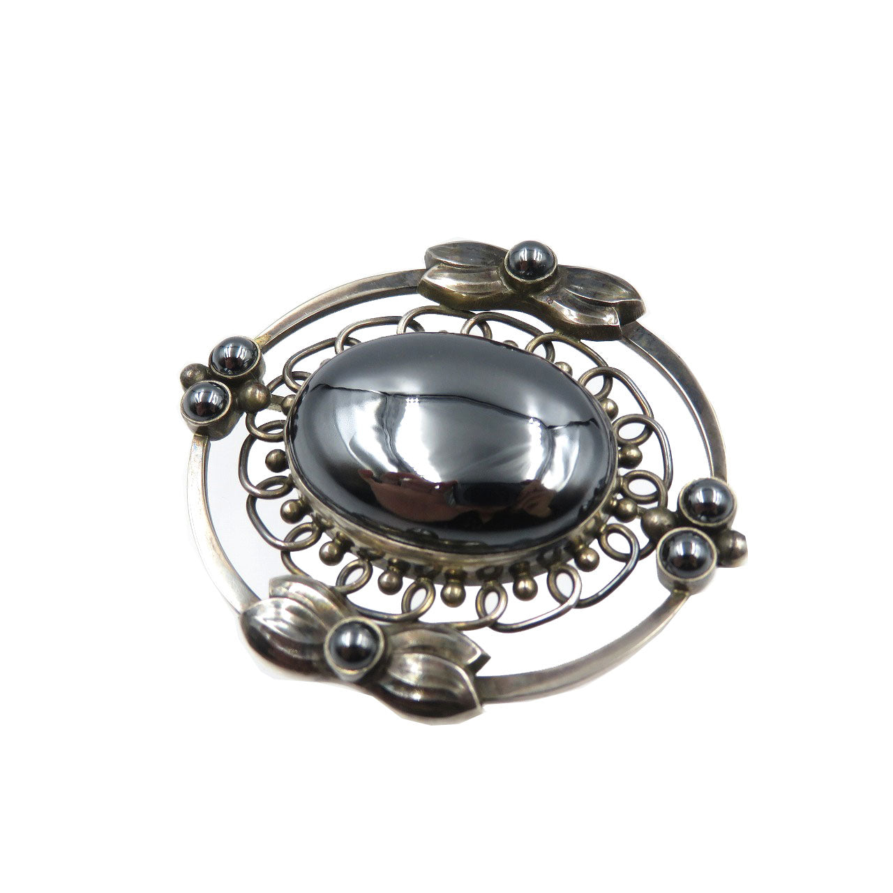 美品 ジョージジェンセン シルバー925 ブローチ 0085【中古】GEORG JENSEN