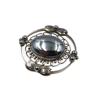 美品 ジョージジェンセン シルバー925 ブローチ 0085【中古】GEORG JENSEN