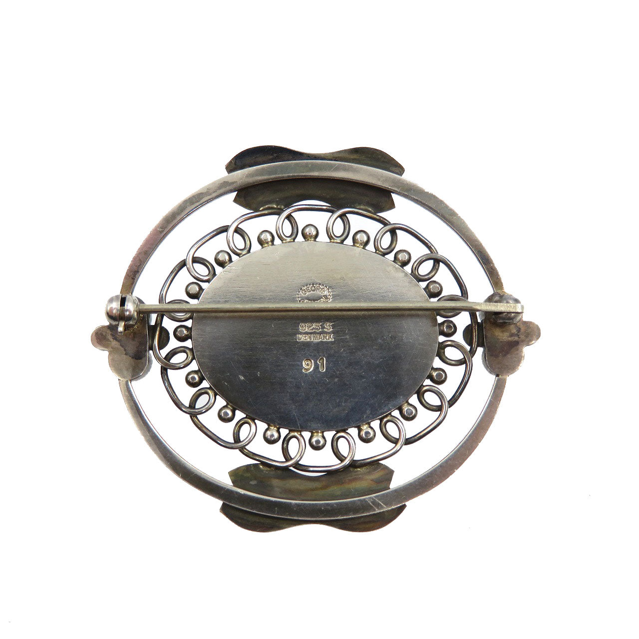 美品 ジョージジェンセン シルバー925 ブローチ 0085【中古】GEORG JENSEN