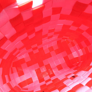 未使用 マルニ ダイヤモンド バスケットバッグ ポリプロピレン レッド ピンク ハンドバッグ バッグ 赤 0089 【中古】 MARNI