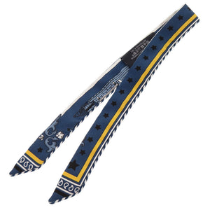 新品同様 エルメス ツイリードール キャンディ パリステーション シルク ブルーアルドワーズ ノワール スカーフ 青 0092 【中古】 HERMES