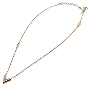 美品 ルイ ヴィトン ネックレス エッセンシャルV M61083 ゴールド ネックレス アクセサリー LV 0096 【中古】 LOUIS VUITTON