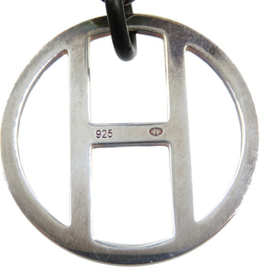 美品 エルメス バッファローホーン シルバー925 ブラウン ネックレス 0107【中古】HERMES