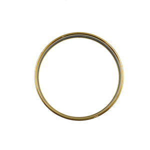 美品 エルメス エマイユPM GP ターコイズ ゴールド バングル 0109【中古】HERMES