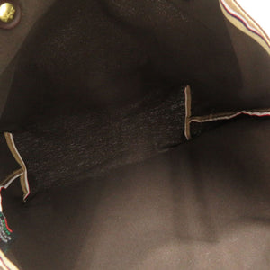 未使用 イルビゾンテ サイントート キャンバス レザー カーキ トートバッグ 0116 【中古】 IL BISONTE メンズ