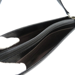 未使用 バーバリー YM4017BH09 レザー シルバー金具 ブラック 黒 ワンショルダーバッグ ハンドバッグ 0120【中古】BURBERRY