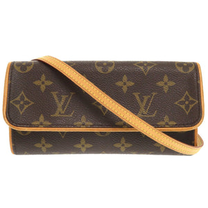 ルイ ヴィトン ポシェットツインPM モノグラム M51854 ショルダーバッグ LV 0130 【中古】 LOUIS VUITTON