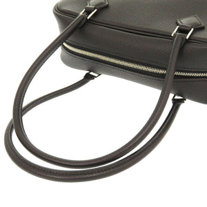 美品 エルメス ミニプリュム プリュム20 ヴォーエプソン ブラック シルバー金具 □M刻印 ハンドバッグ 黒 0001 【中古】 HERMES