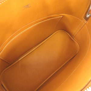 美品 エルメス ボリード31 ヴォーシャモニー ナチュラル シルバー金具 □K刻印 ハンドバッグ 茶 0005 【中古】 HERMES