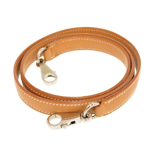 美品 エルメス ボリード31 ヴォーシャモニー ナチュラル シルバー金具 □K刻印 ハンドバッグ 茶 0005 【中古】 HERMES