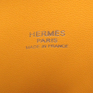 美品 エルメス ボリード31 ヴォーシャモニー ナチュラル シルバー金具 □K刻印 ハンドバッグ 茶 0005 【中古】 HERMES