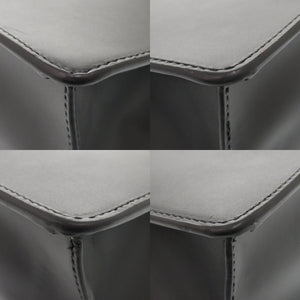 新品同様 グッチ シェリーライン シルヴィ 431665 レザー ブラック 2WAY ハンドバッグ ショルダーバッグ 黒 0024【中古】GUCCI