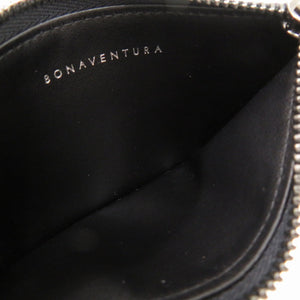 新品同様 ボナベンチュラ レザー ブラック コインケース カードケース 黒 0082 【中古】 BONAVENTURA メンズ