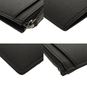 新品同様 ボナベンチュラ レザー ブラック コインケース カードケース 黒 0082 【中古】 BONAVENTURA メンズ