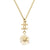 シャネル ココマーク フラワー ゴールド ホワイト ネックレス アクセサリー 0151 【中古】 CHANEL