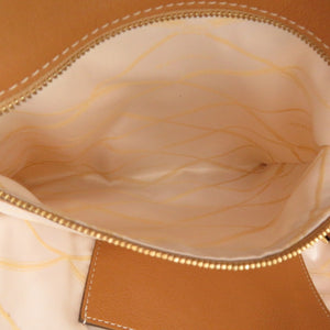 美品 デルボー エブリーDトートバッグ レザー コットンキャンバス ブラウン ベージュ 茶色 トートバッグ 0156【中古】DELVAUX