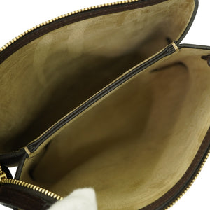 美品 ザ ロウ ニューツイン ミニ ショルダーバッグ スウェード ブラウン 茶 0157【中古】THE ROW