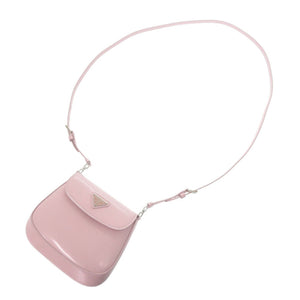 未使用 プラダ SPAZZOLATO 1BH188 トライアングルロゴ レザー ピンク 2way ショルダーバッグ 0374【中古】PRADA