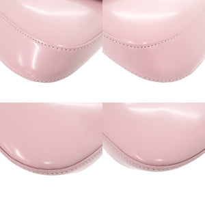 未使用 プラダ SPAZZOLATO 1BH188 トライアングルロゴ レザー ピンク 2way ショルダーバッグ 0374【中古】PRADA