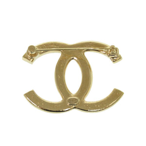 美品 シャネル ココマーク リーフ ブローチ B23 A メタル ゴールド アクセサリー 0384 【中古】 CHANEL