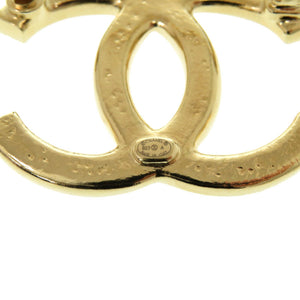 美品 シャネル ココマーク リーフ ブローチ B23 A メタル ゴールド アクセサリー 0384 【中古】 CHANEL