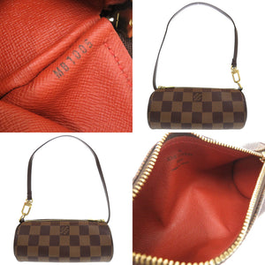 美品 ルイ ヴィトン パピヨン30 ダミエ N51303 ハンドバッグ ポーチ付 LV 0445 【中古】 LOUIS VUITTON
