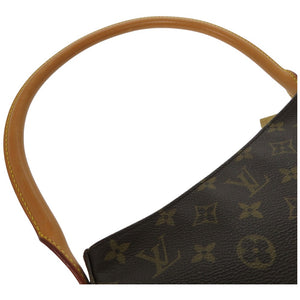 新品同様 ルイヴィトン モノグラム ルーピングMM M51146 ショルダーバッグ LV 0446【中古】LOUIS VUITTON