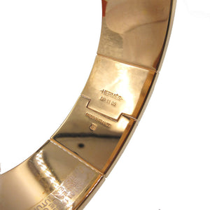 新品同様 エルメス シャルニエールGM Bride de GALA ローズゴールド ピンク ブレスレット バングル 0715【中古】HERMES