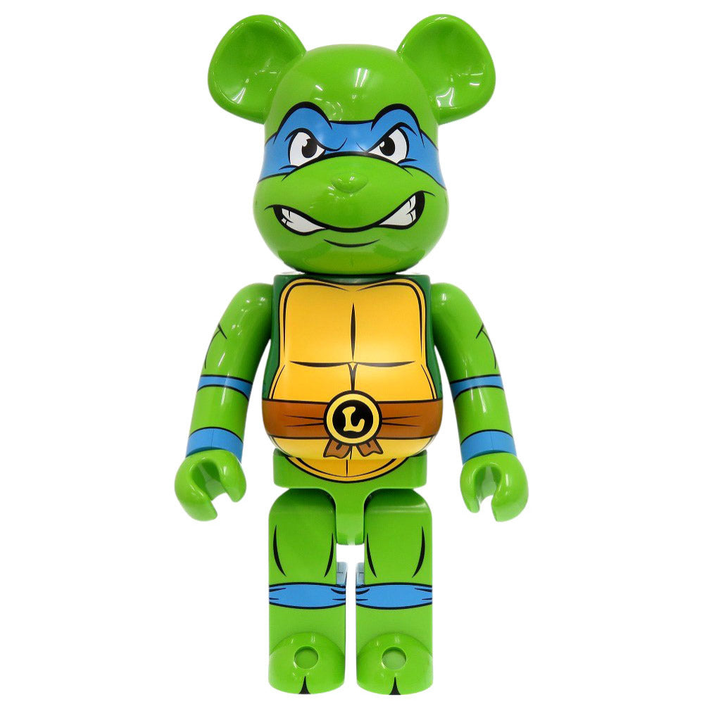 美品 メディコム トイ ベアブリック ティーンエイジ ミュータントニンジャ タートルズ レオナルド 1000％ プラスチック 0734【中古】MEDICOM TOY BE@RBRICK