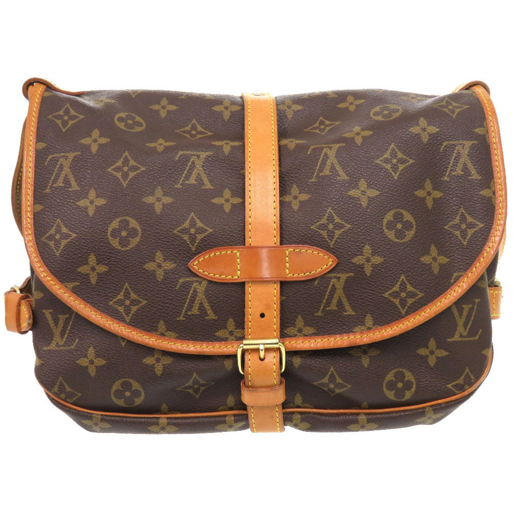 ルイ ヴィトン ソミュール30 モノグラム M42256 ショルダーバッグ LV 0738 【中古】 LOUIS VUITTON