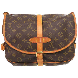ルイ ヴィトン ソミュール30 モノグラム M42256 ショルダーバッグ LV 0738 【中古】 LOUIS VUITTON