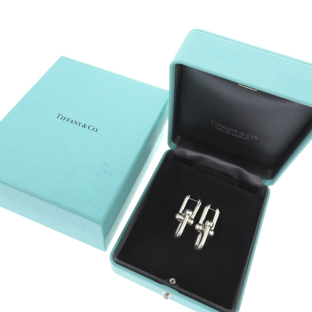 美品 ティファニー ハードウェア ラージ リンク ピアス シルバー925 アクセサリー 1018 【中古】 TIFFANY&Co.