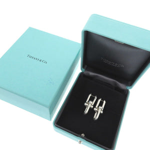 美品 ティファニー ハードウェア ラージ リンク ピアス シルバー925 アクセサリー 1018 【中古】 TIFFANY&Co.