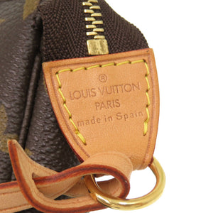 美品 ルイ ヴィトン ポシェット アクセソワ―ル モノグラム M51980 ポーチ ハンドバッグ LV 1096 【中古】 LOUIS VUITTON