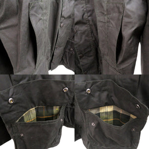 未使用品 バブアー ビューフォート Beaufort MWX0017 ワックスジャケット オイルドジャケット MWX0017 SG91 ワックスコットン 1105【中古】Barbour