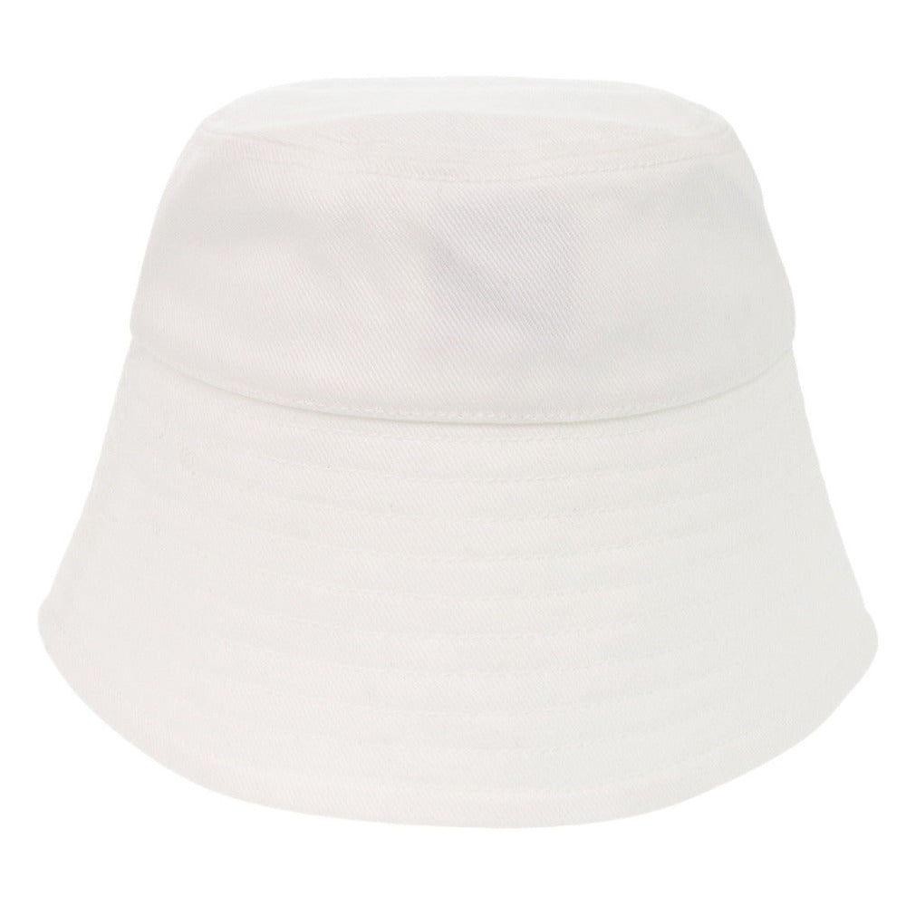 美品 パトゥ バケットハット AC0270132001W コットン ホワイト 帽子 白 1108【中古】PATOU