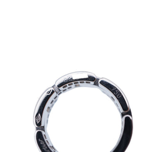 新品同様 カルティエ マイヨン パンテール ハーフダイヤ K18WG リング 750 指輪 ホワイトゴールド/ダイヤモンド ＃53 ジュエリー 1137【中古】CARTIER