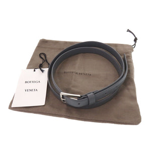 新品同様 ボッテガヴェネタ 657167 レザー グレー ベルト 1413【中古】BOTTEGAVENETA